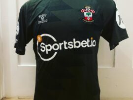 Jo Aribo Debut match worn unwashed Southampton shirt