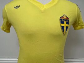 Match worn Sweden shirt V Scotland