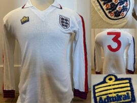 Match worn England shirt