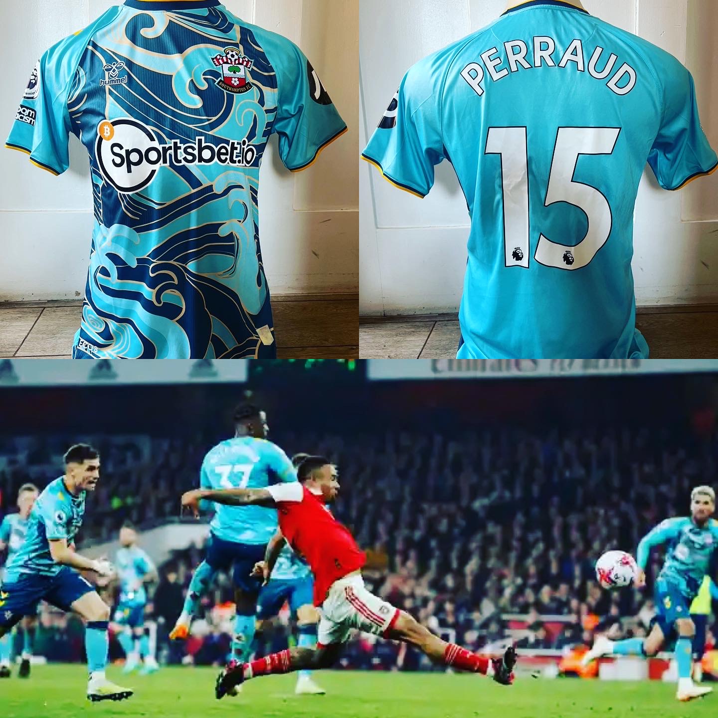 Match worn Southampton shirt