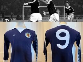 Match worn Scotland shirt