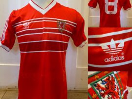 Match worn wales shirt v Scotland 1985