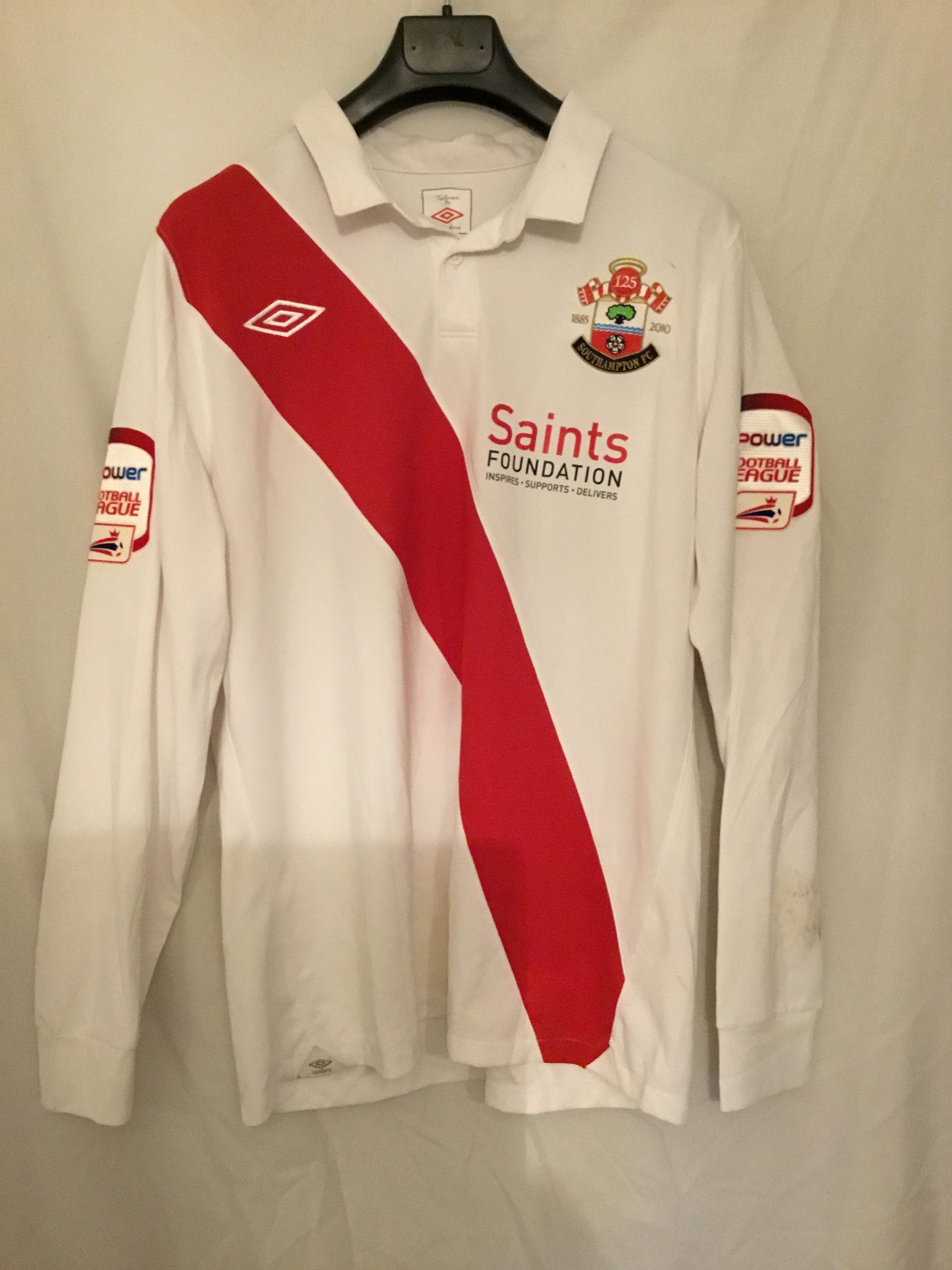 Matchworn Southampton shirt Dale Stephens