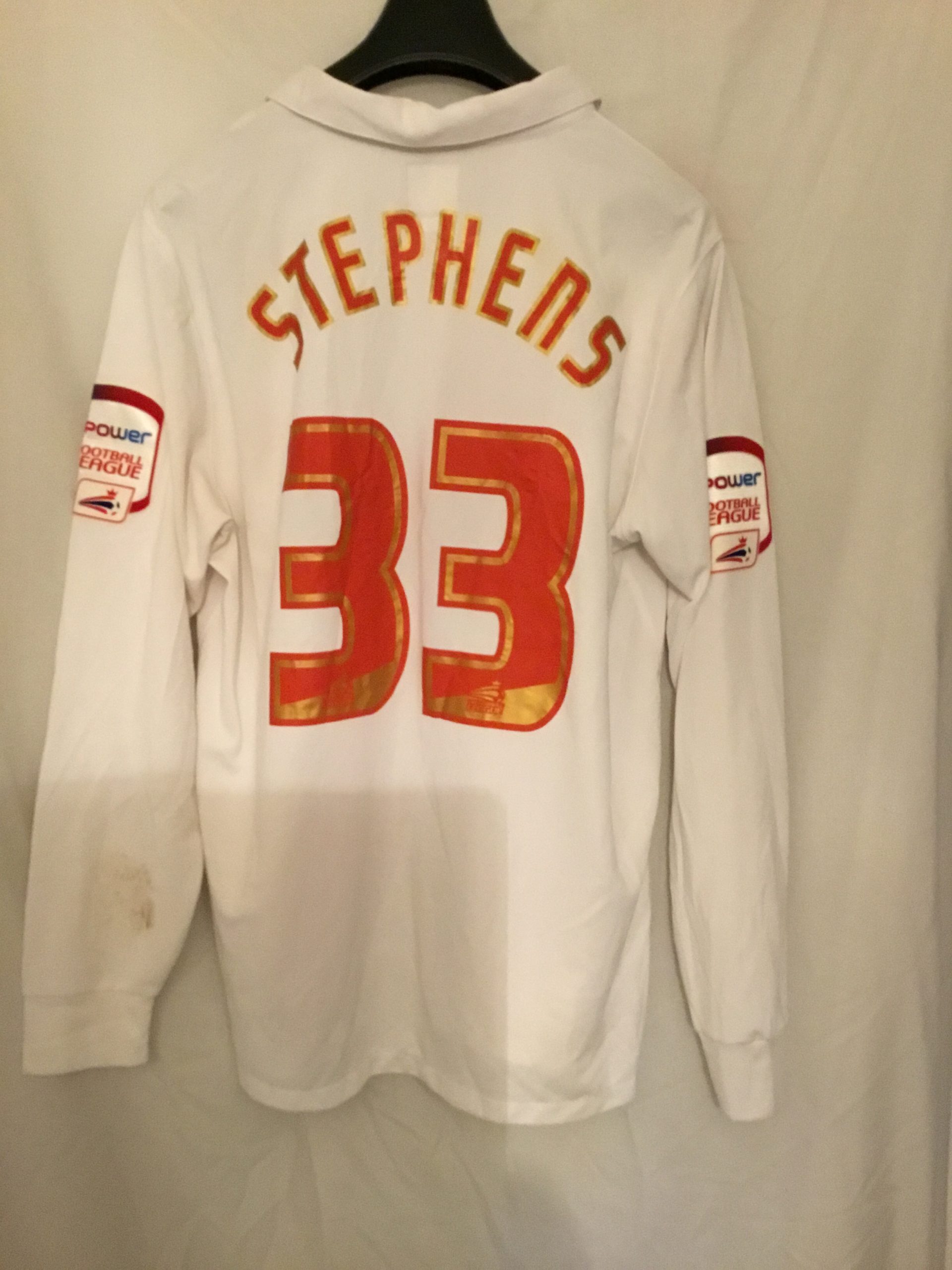 Matchworn Southampton Shirt Dale Stephens - Image 2