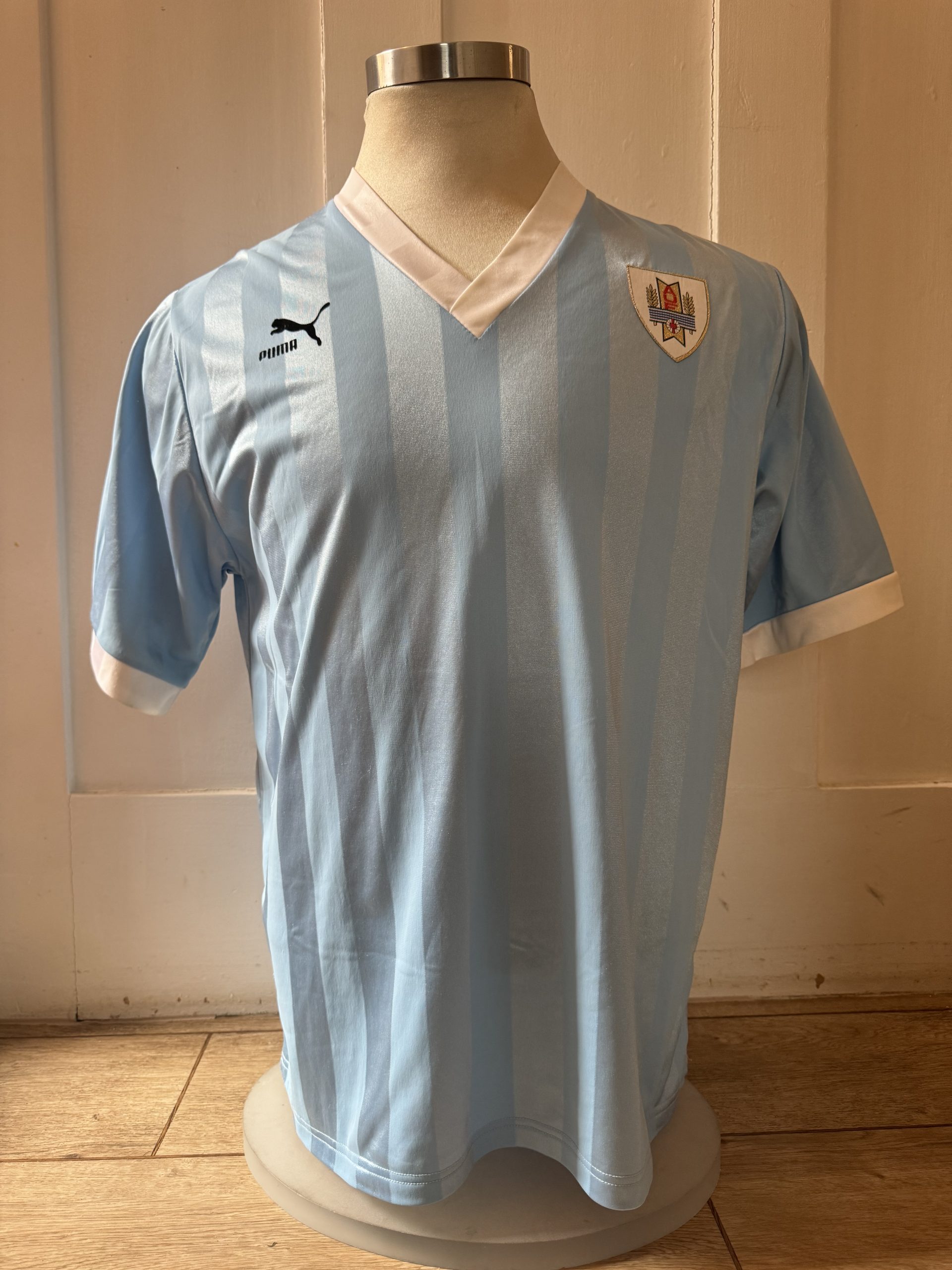 Match Worn World Cup 1990 Uruguay Shirt