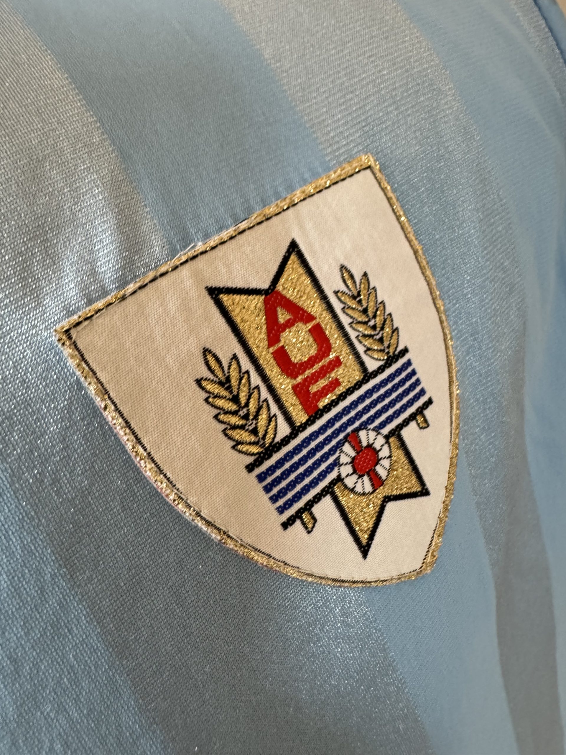 Match Worn World Cup 1990 Uruguay Shirt - Image 4