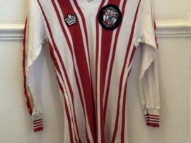 Match Worn Southampton shirt 1976 Bobby Stokes Admiral
