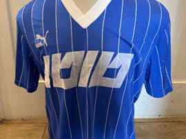 Match worn Isreal shirt V Liverpool 1987 player swap