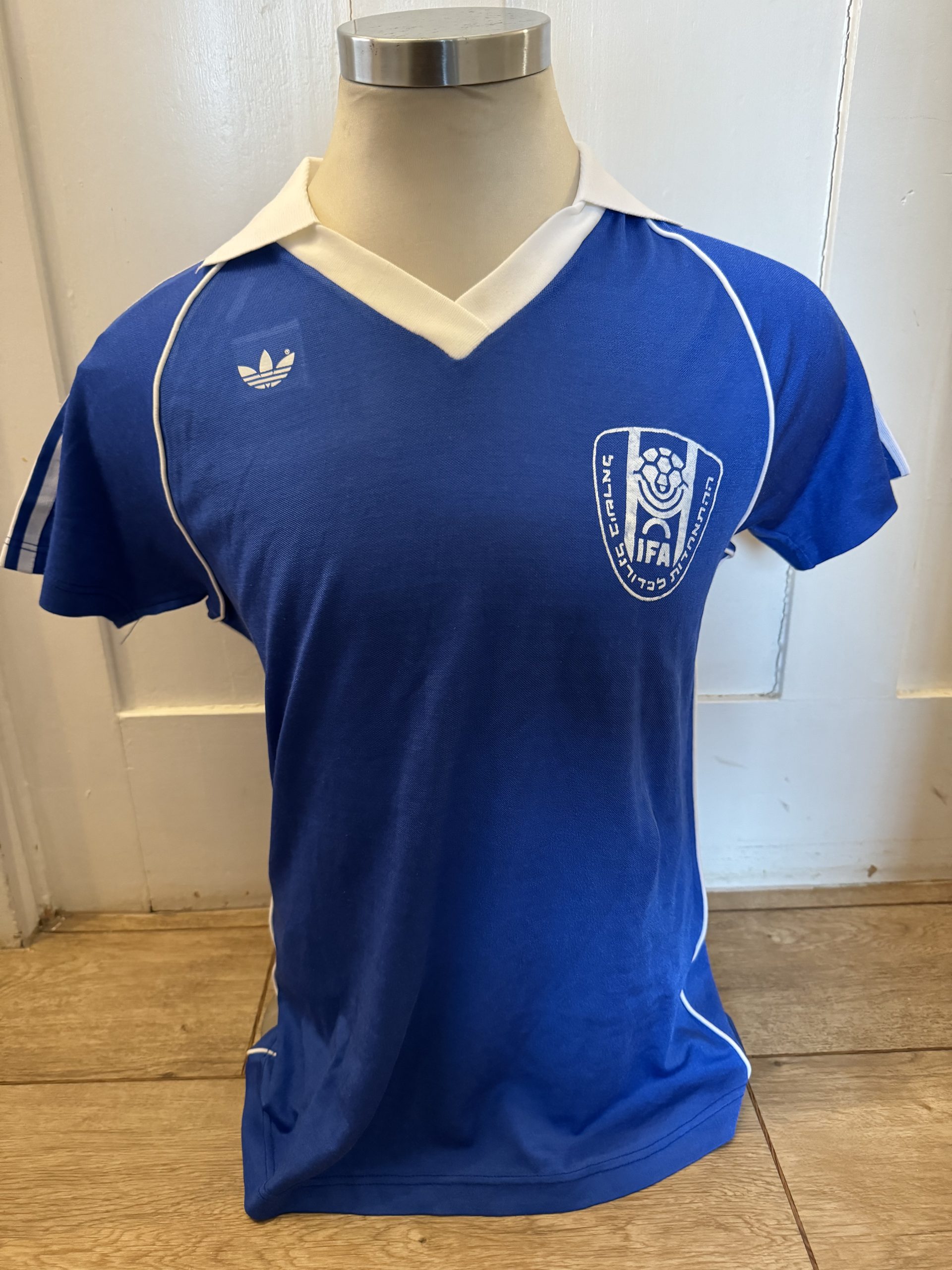 Match Worn Isreal shirt V Liverpool 1983 player swap