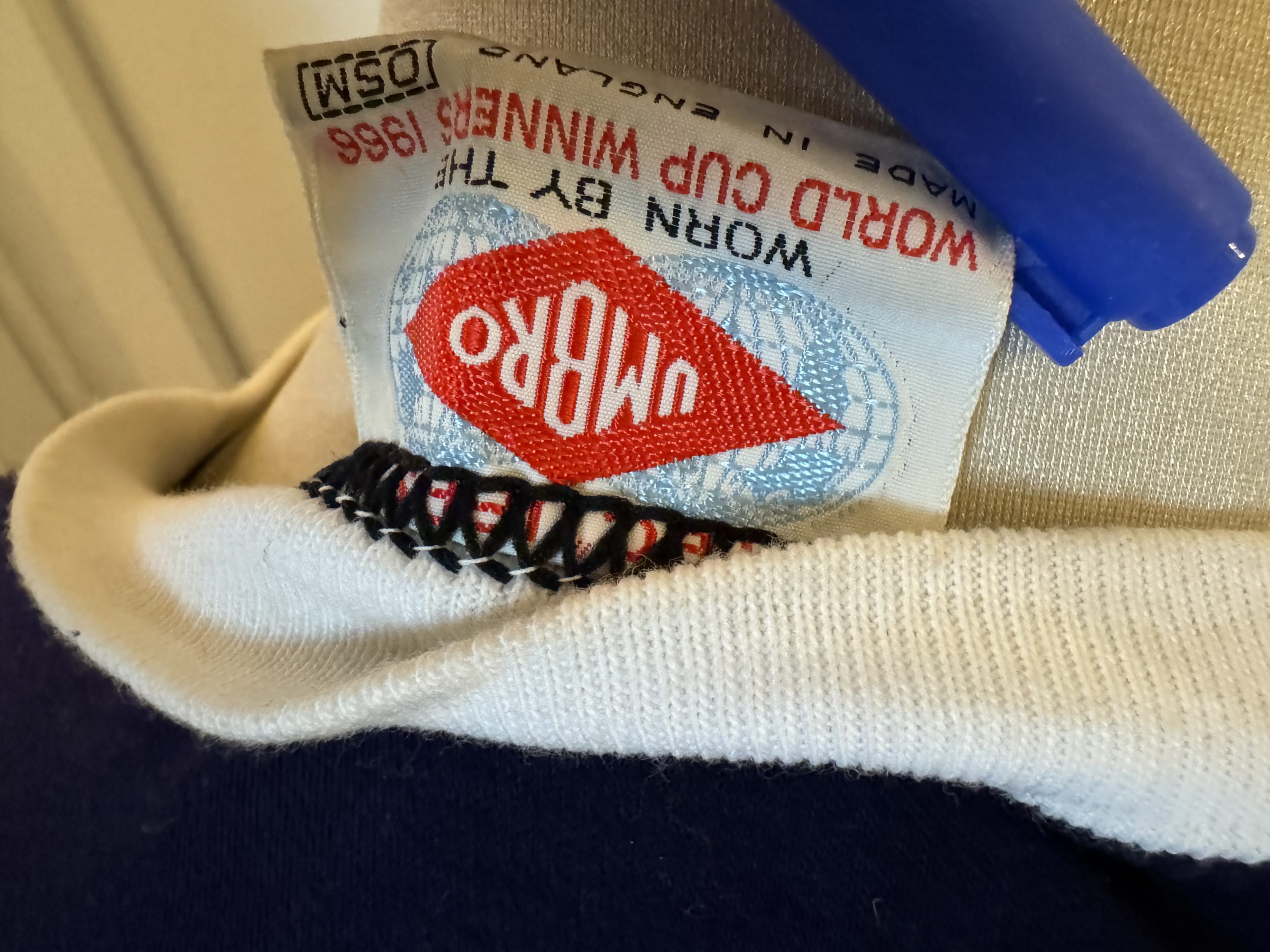 Match worn Alan Hanson Scotland shirt Liverpool - Image 3