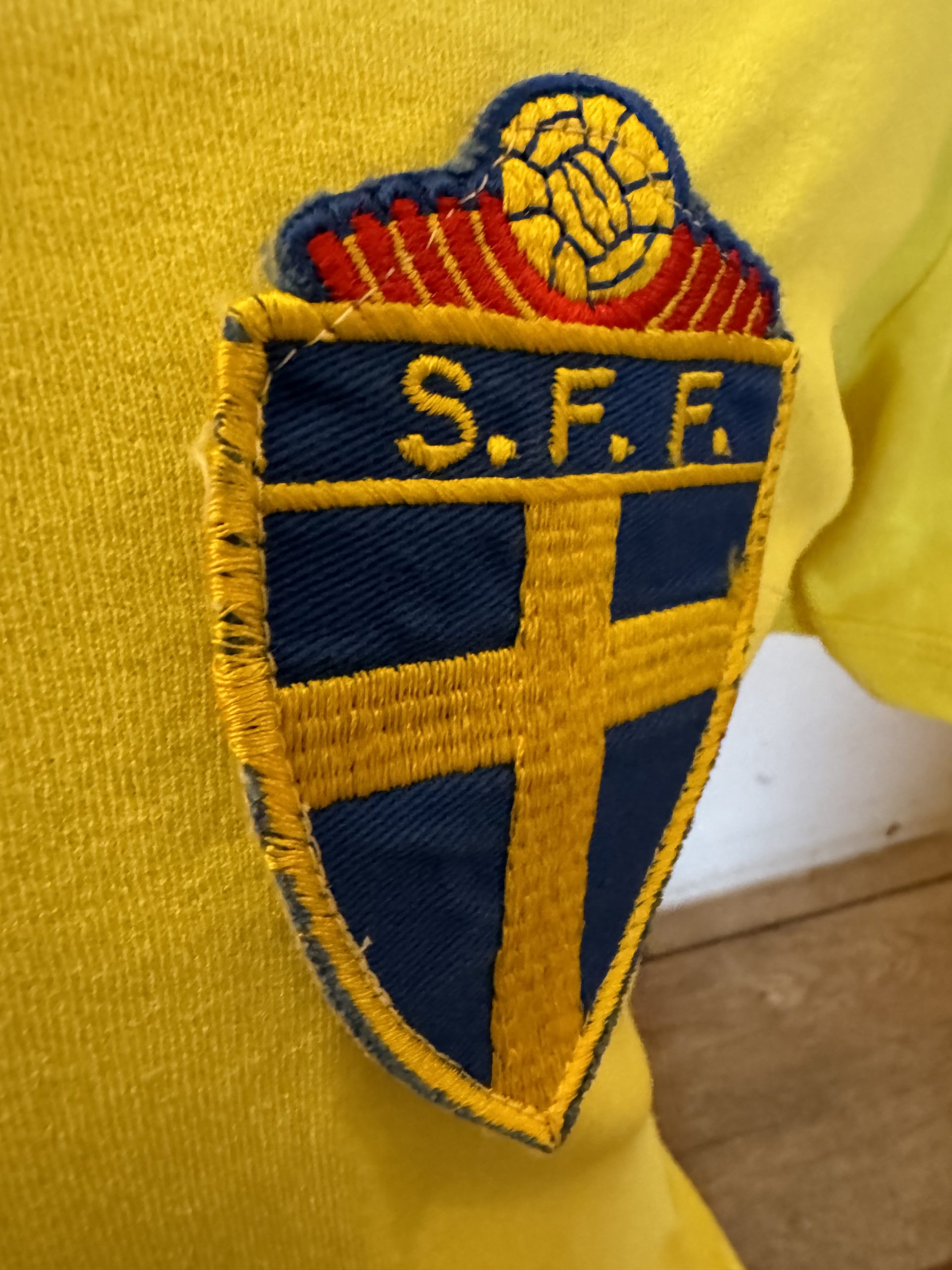 Match worn Sweden shirt V Scotland 1980 - Image 4