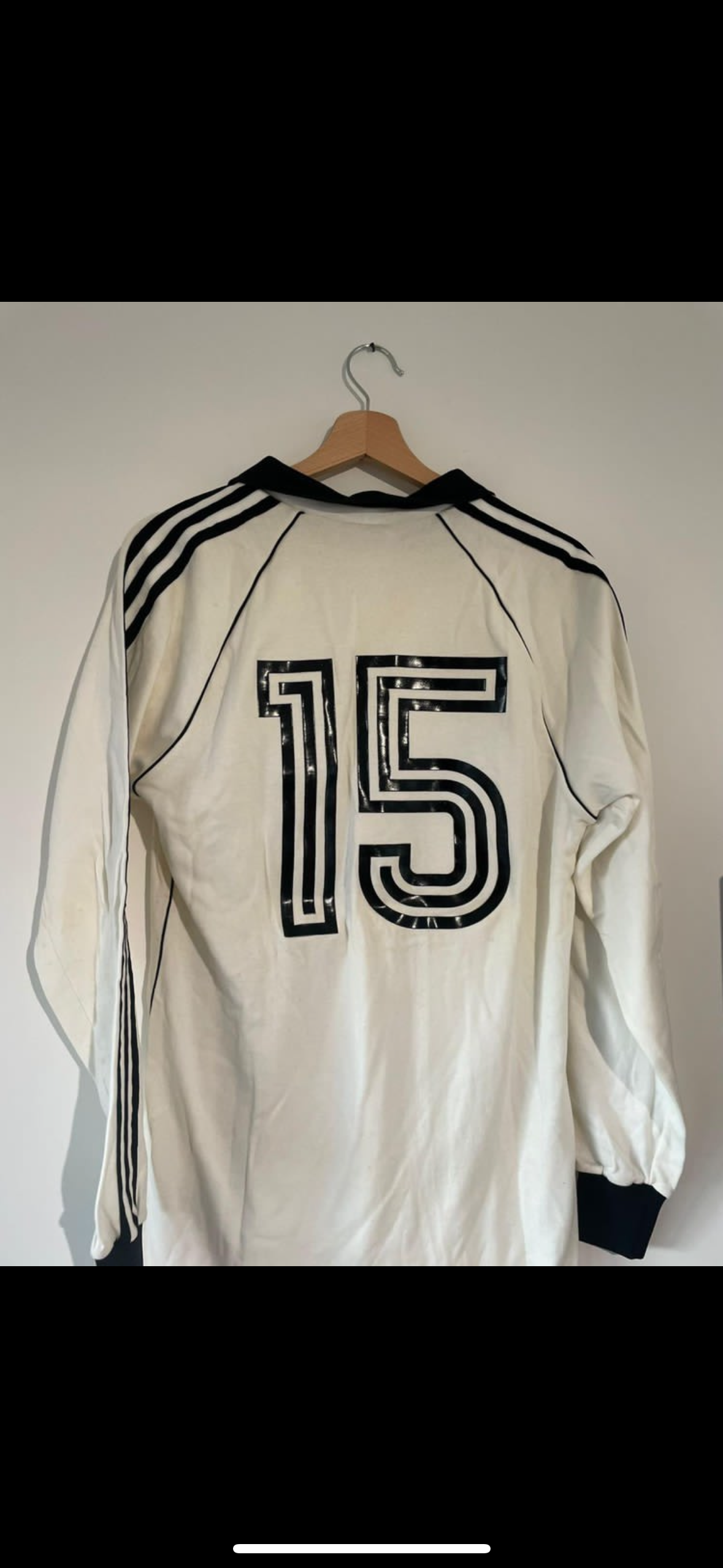 Match worn Germany shirt 1980 V France - Image 3