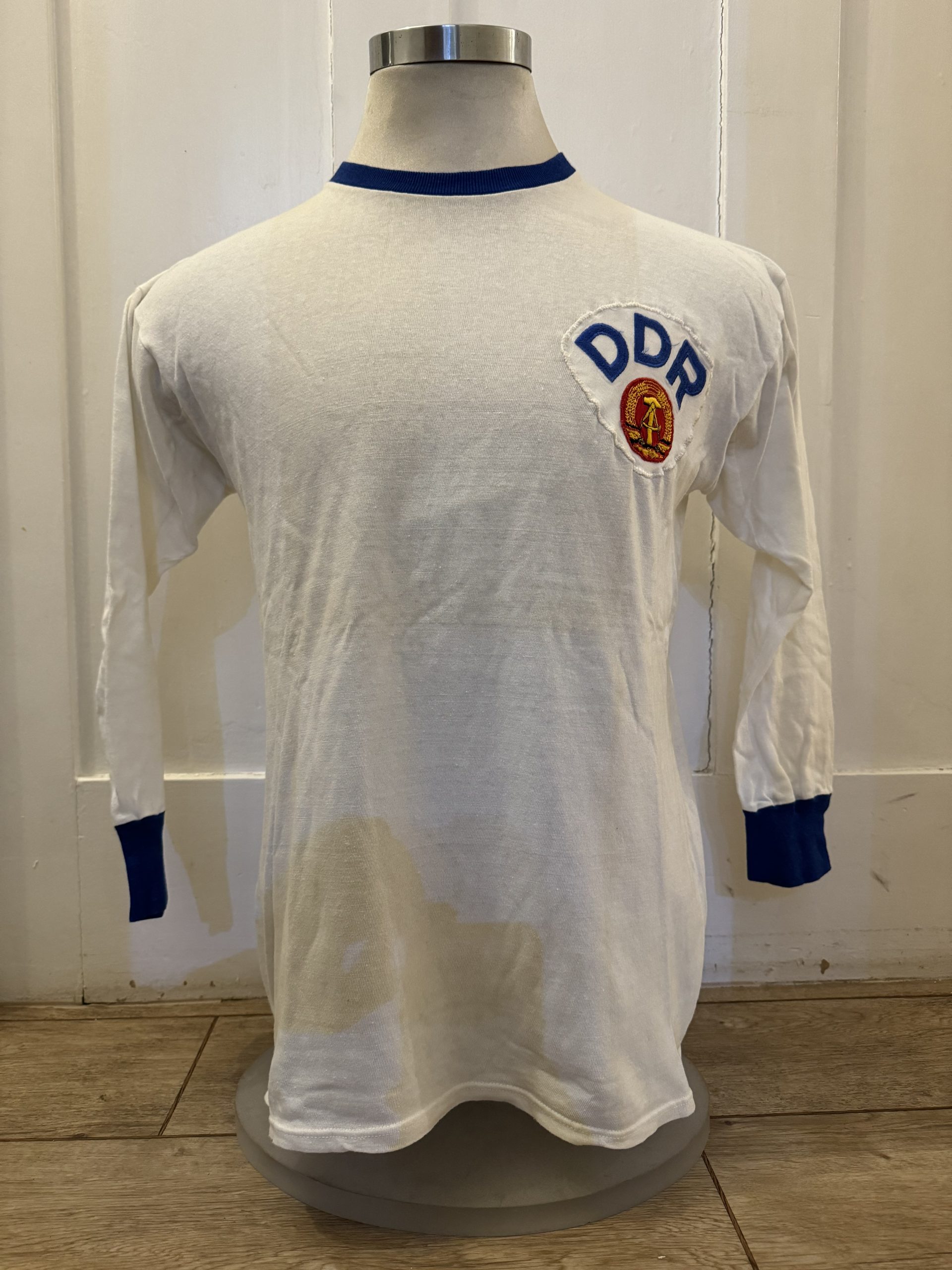 East Germany Match Worn Shirt V France 1975