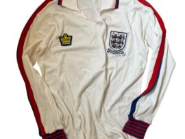 Match worn England shirt