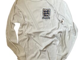 Trevor Francis Match Worn 1973 England Shirt
