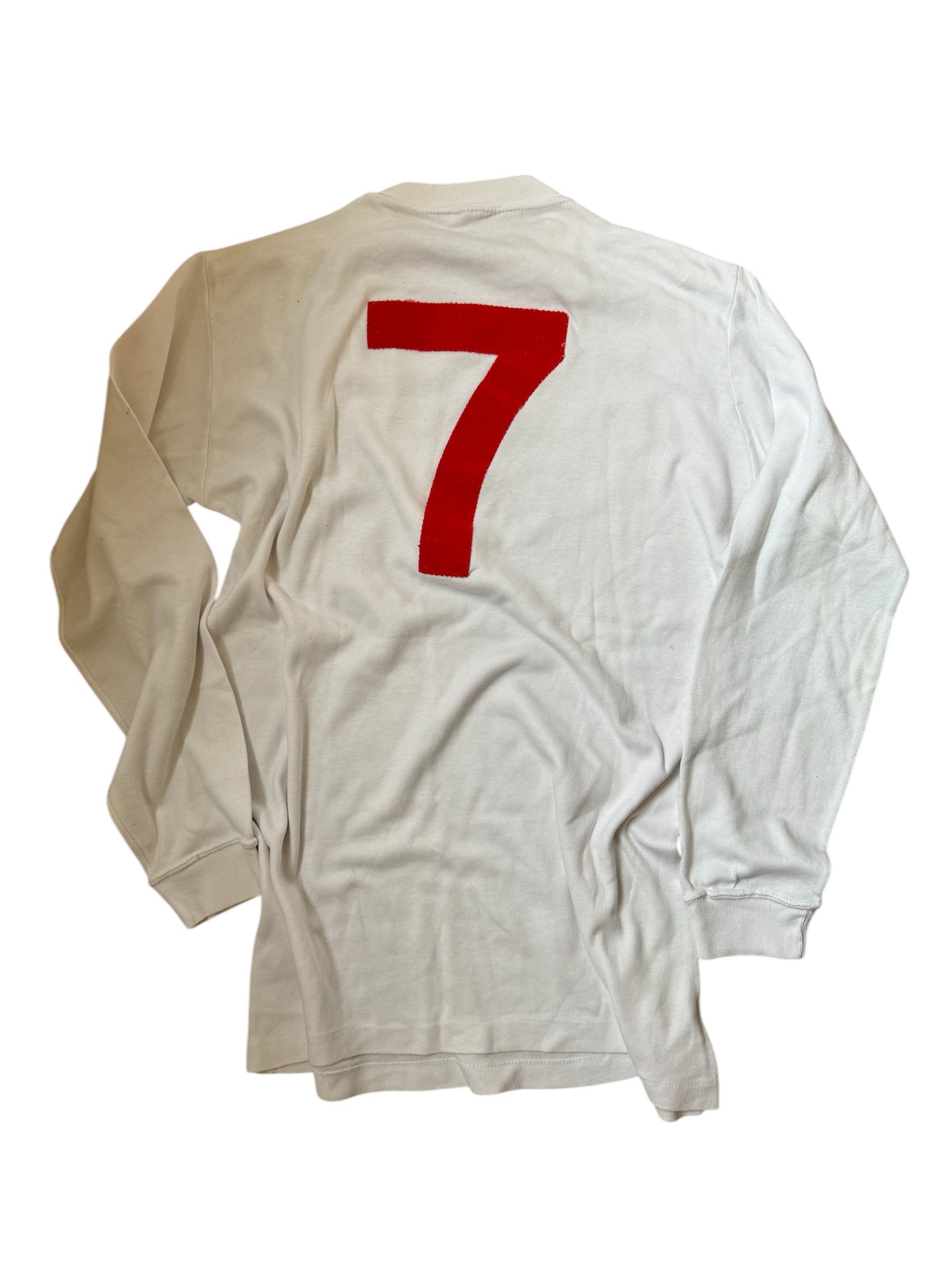 Trevor Francis Match Worn 1973 England Shirt - Image 2
