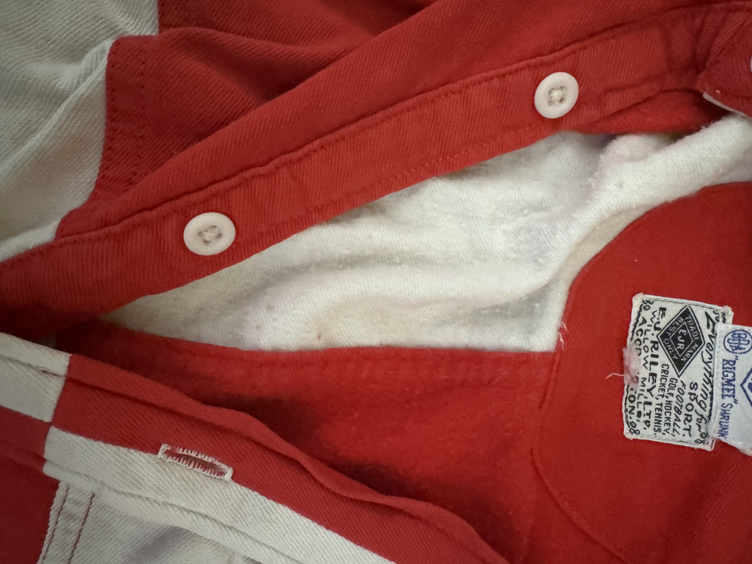 Umbro Match Worn Shirt 1930,s - Image 3