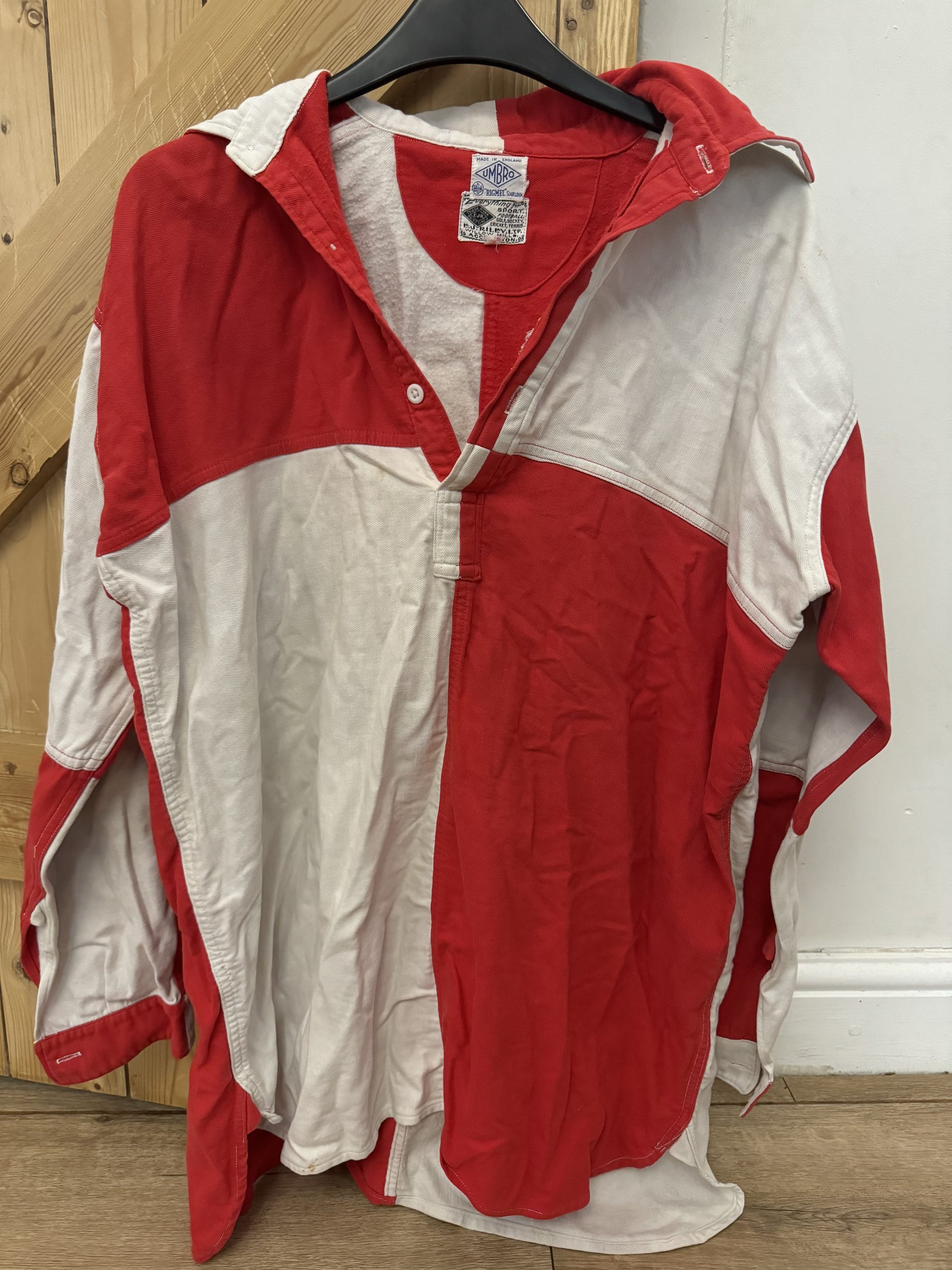 Umbro Match Worn Shirt 1930,s