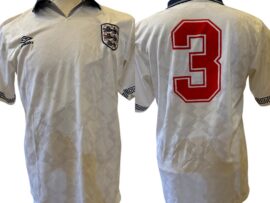 Match worn England shirt.