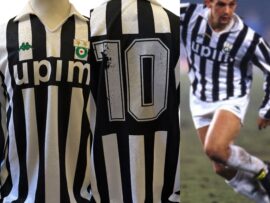 Match worn Juventus shirt.