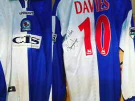 Match Worn Blackburn Shirt.