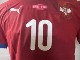 Match Worn Serbia Tadic shirt