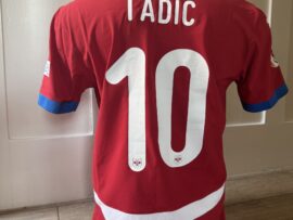 Match worn Serbia shirt