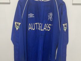 Match worn Le Saux signed