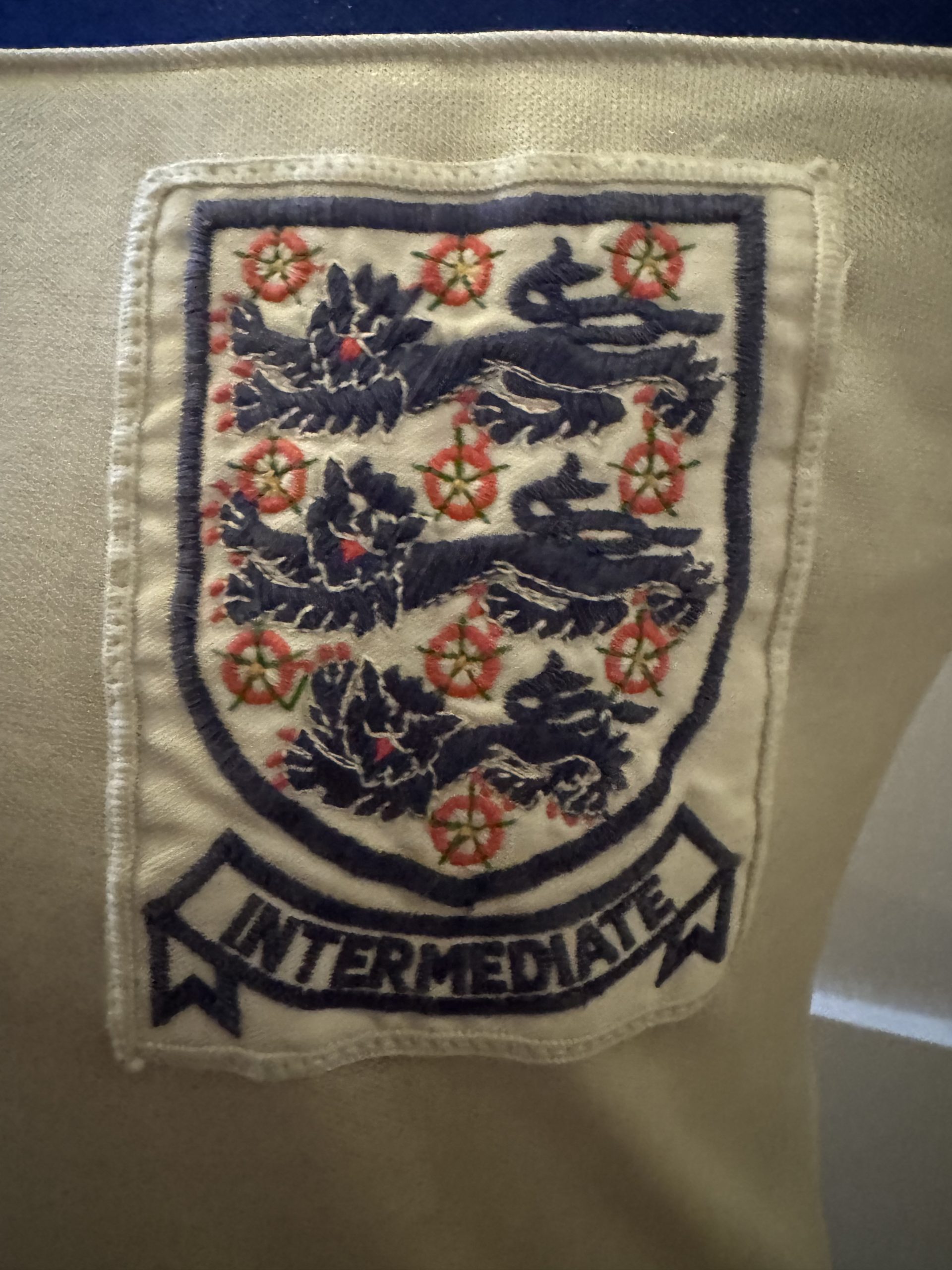 Match Worn England Admiral Shirt - Image 5