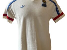 Match Worn France World Cup 1986 Shirt. Fernandez