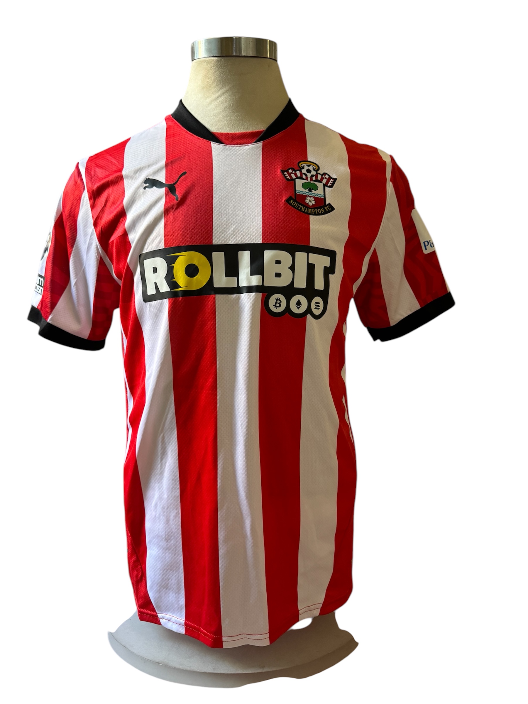 Match Worn Southampton Shirt. Aribo