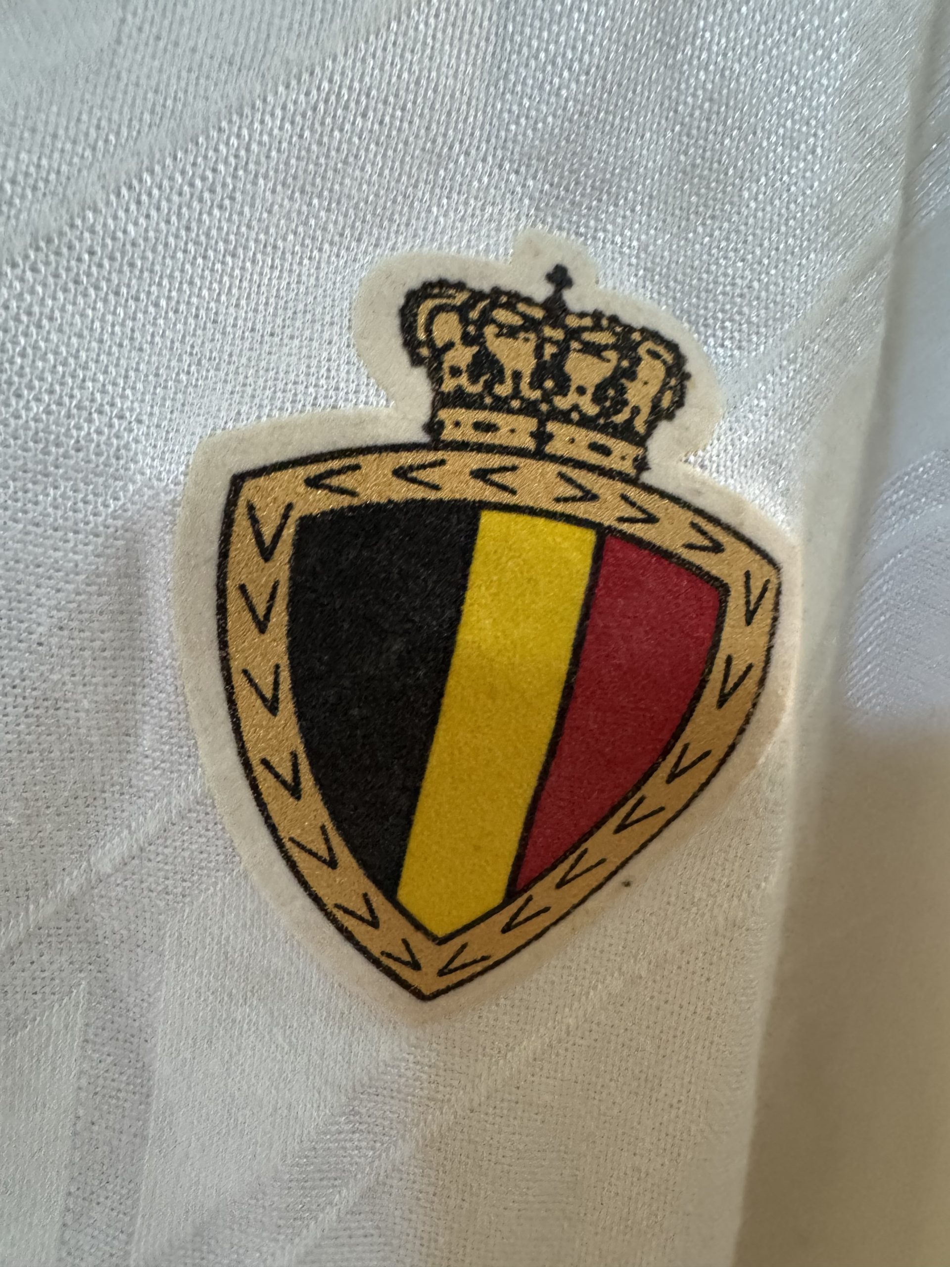 Match Worn Belgium World Cup 1986 Shirt - Image 6