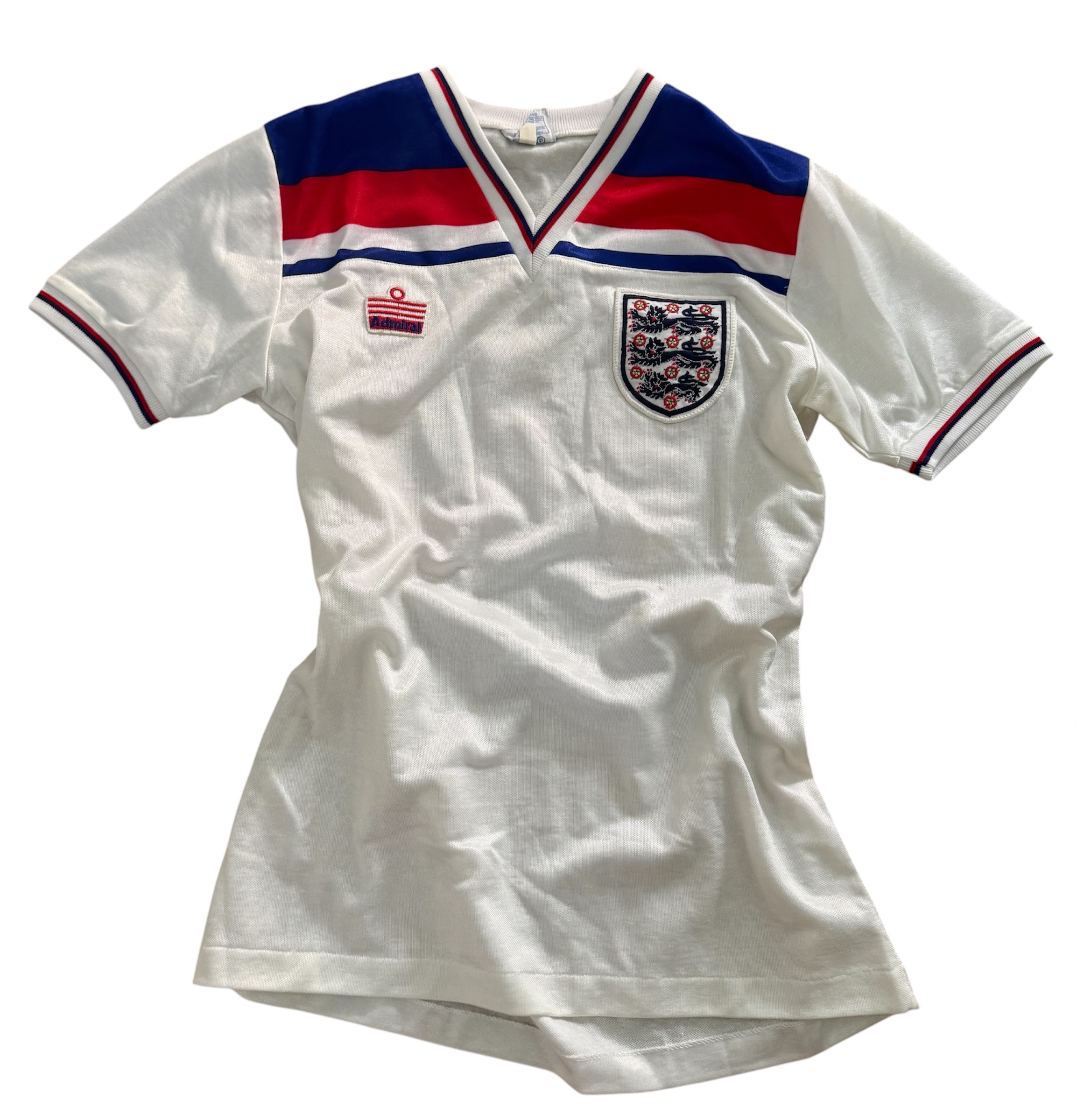 Match Worn England Shirt 1982