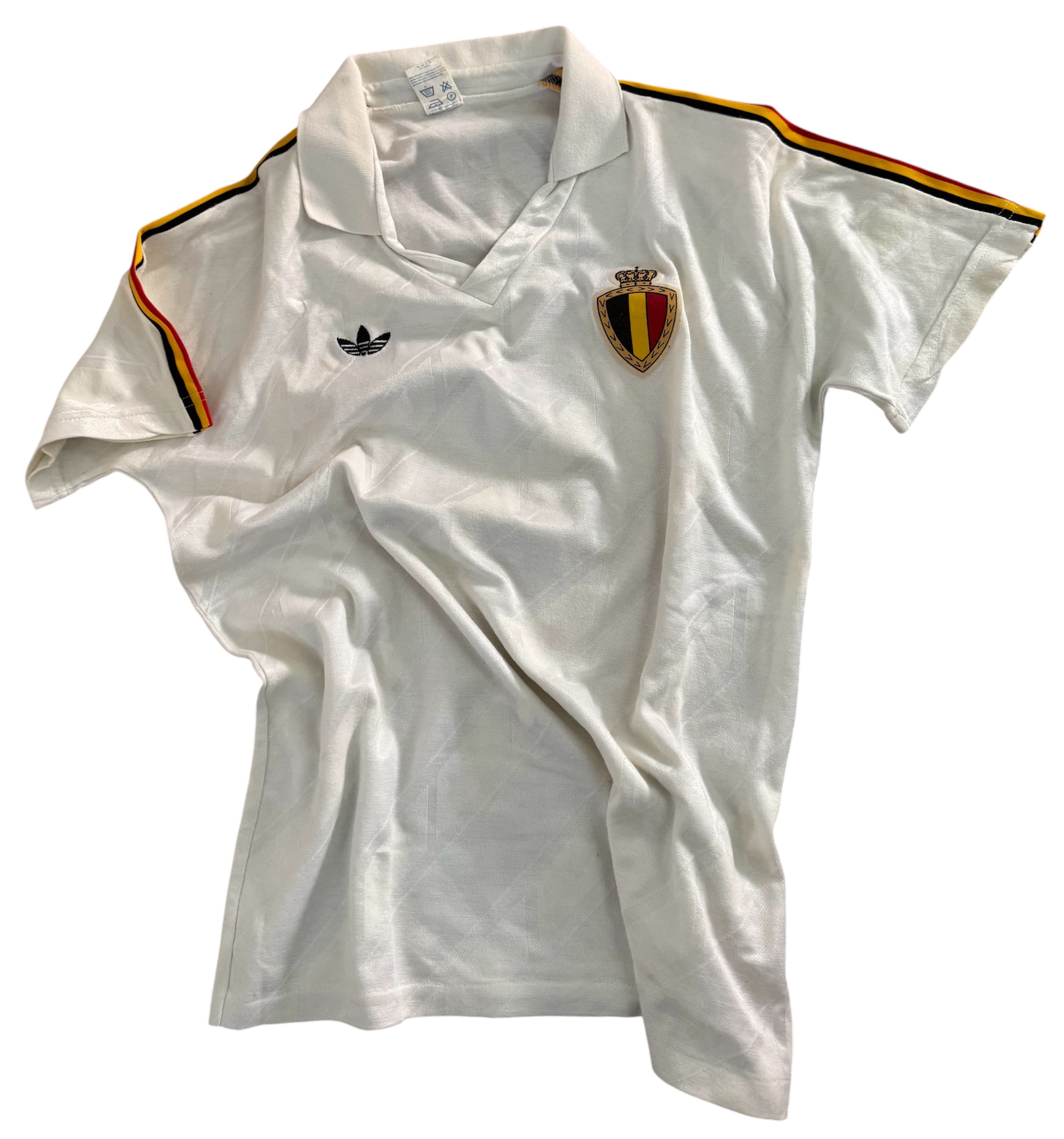 Match Worn Belgium World Cup 1986 Shirt