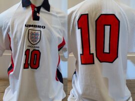 Match issue spare England shirt