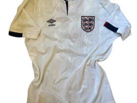 Match worn England shirt
