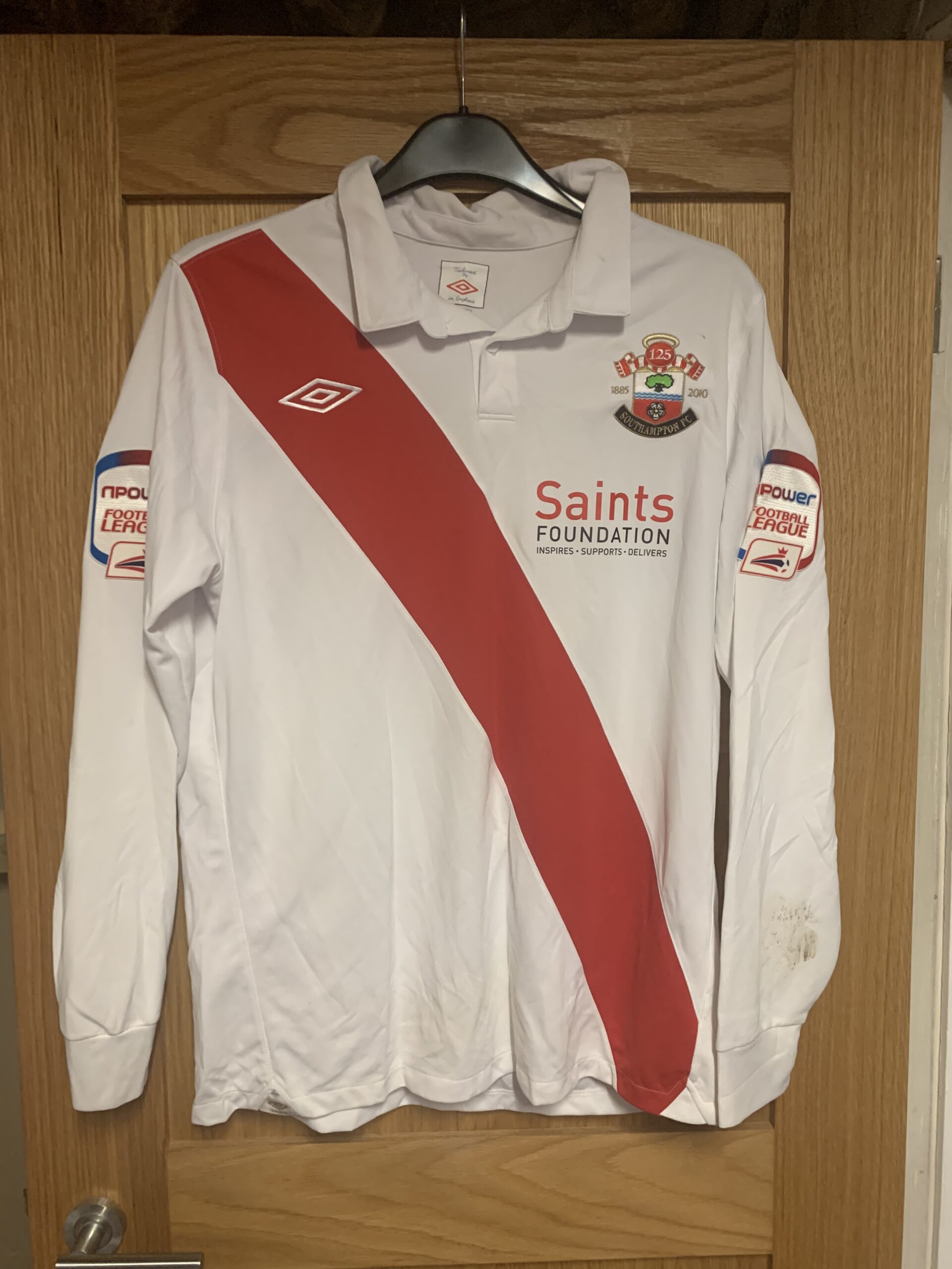 Matchworn Southampton Shirt Dale Stephens