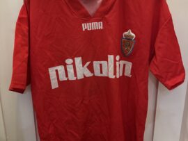 Match worn real Zaragoza shirt.