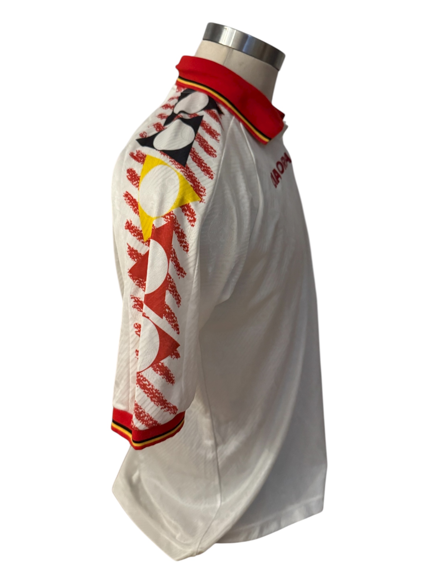 Match Worn Belgium Enzo Scifo shirt - Image 5