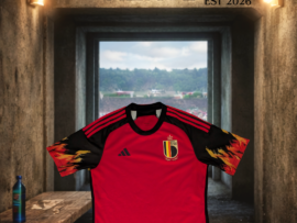 2022 Belgium Home shirt. Size Medium